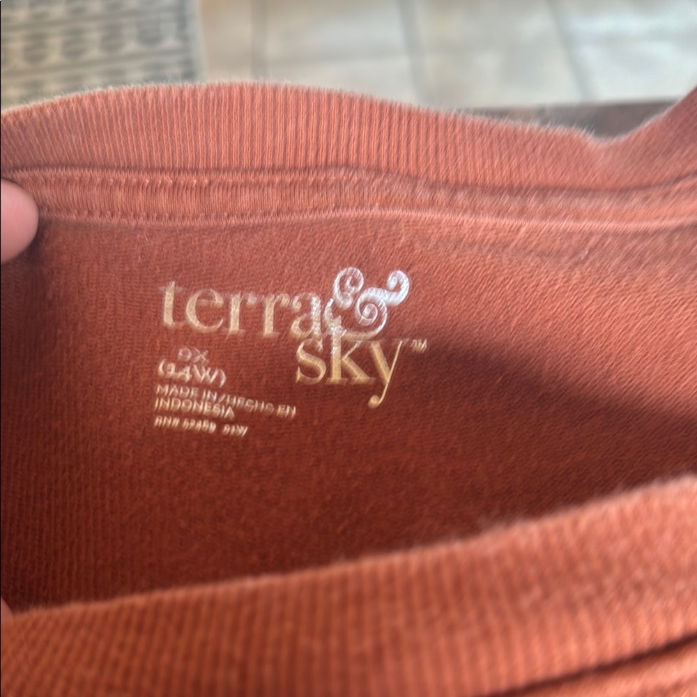 Rust Brown Sweatshirt - Picture 2 of 2